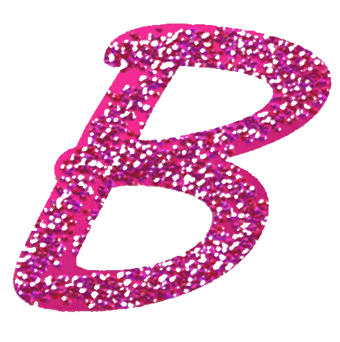 B Buchstabe Sticker