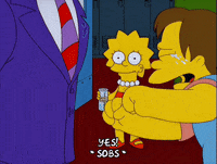 happy lisa simpson GIF