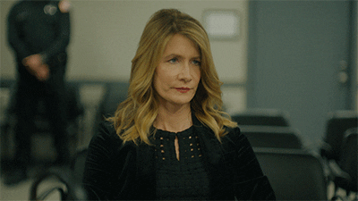 laura dern eye roll GIF by Big Little Lies