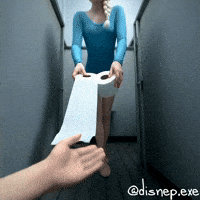 Toilet Paper Poop GIF