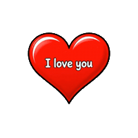 I Love You Sticker