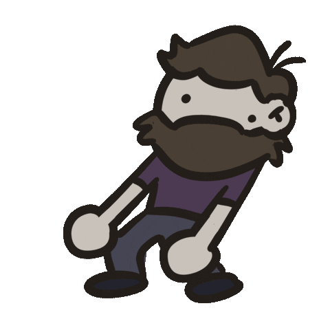 Dance Cartoon Sticker