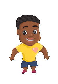 I Love You Heart Sticker by Dinolingo - online language learning platform for kids