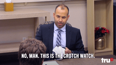 impractical jokers crotch watch GIF by truTV
