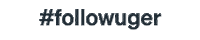 followuger followuger wuger follow wuger brands in motion Sticker