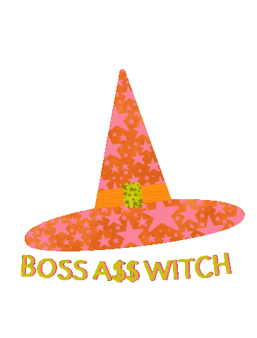 JeaneticEngineer halloween magic spooky witch Sticker