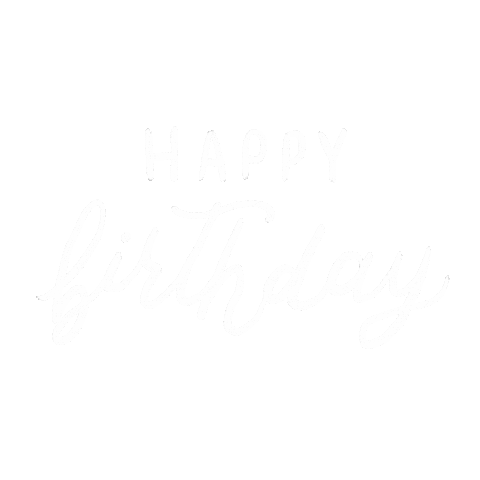 Greeting Happy Birthday Sticker