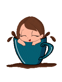 Cafe Xicara Sticker