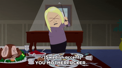 destroying golf club GIF by South Park 