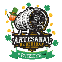 st patricks beer Sticker by artesanal de bebidas