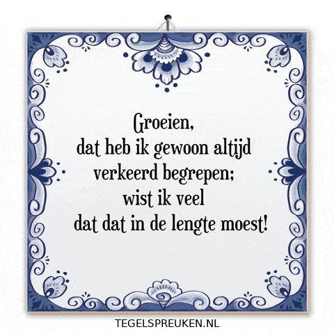 Wijsheid Verandering GIF by Tegelspreuken.nl