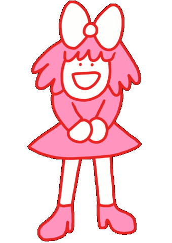Angry Pink Sticker by Ruppert Tellac