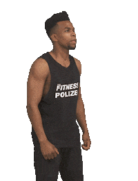 Yoga Pump Sticker by Fitness Polizei