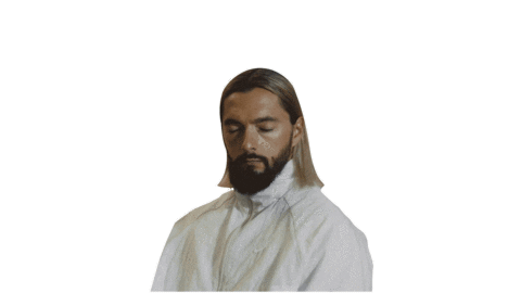 wake up what Sticker by Salvatore Ganacci