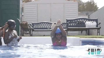 Fun Swimming GIF by Black People Will Swim