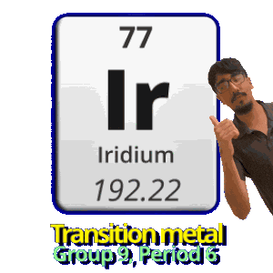 Ir Iridium Sticker