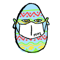 Face Mask Sticker by Kochstrasse™ .agency