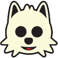 Dog Wink Sticker by Munjo Munjo