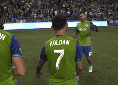 sounders fc hug GIF by Seattle Sounders