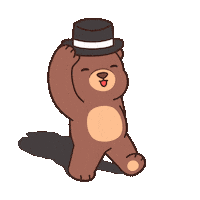 Teddy Bear Love Sticker by BEARISH