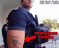 Tattoo Spongebob GIF