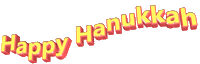 text hanukkah Sticker