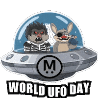 Happy Area 51 Sticker