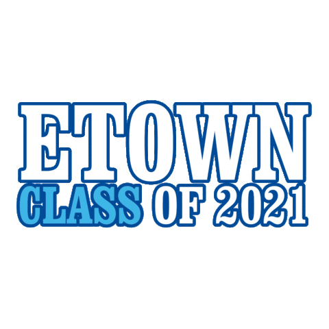 Etown Sticker by Elizabethtown College