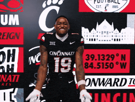 Cj Jones Football GIF by Cincinnati Bearcats