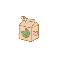 Oat Milk Pink Sticker