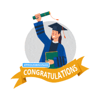 Wisuda Binusian Sticker by gabung_binus