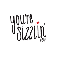 roti love hot funny cute Sticker