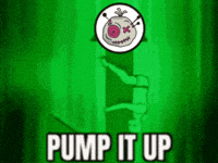 voodootoken memecoin pump it up green candle pulsechain GIF