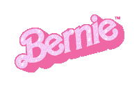 bernie sanders glitter Sticker by Nicole Ginelli