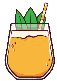 nickelodeonhotels drink nickelodeon spongebob pineapple Sticker