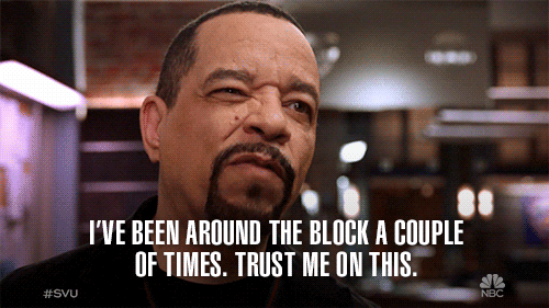 law and order i've been around the block a couple of time. trust me on this GIF by NBC