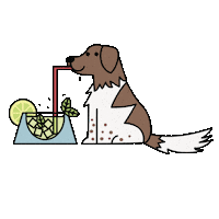 Brown Dog Love Sticker by bymartioska