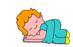 Sleep Kid Sticker by yavuz ozturk