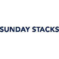 Sunday Stacks Sticker by The True Gem