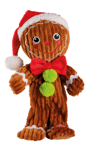 AVAmoment dancing christmas gingerbread plush Sticker