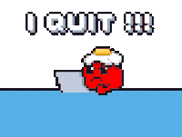 Frustrated Pixel Art Sticker by Potatozzz by 9GAG