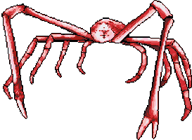 PositPixel pixel art sprite crab sprites Sticker