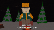 fire telling GIF by South Park 