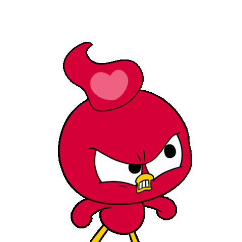 Angry Come On Sticker