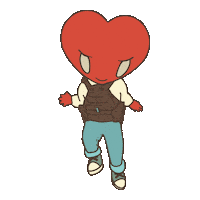 Heart Flying Sticker by LT3 Creations