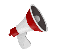 Megaphone Sticker by SC Braga