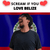 Belize Flag GIF