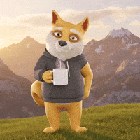 Good Morning Shrug GIF by Doge Pound