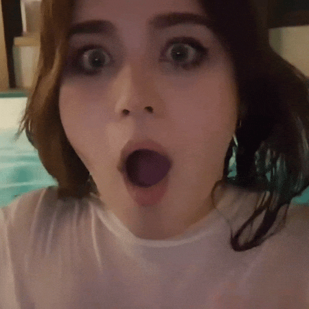 Cute Girl Omg GIF