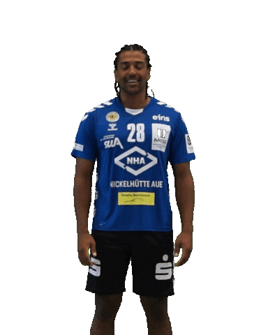 EHVaue yes goal win handball Sticker